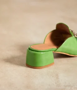 Femme Mellow Yellow Sandales-Mules cuir bijoux Gisèle