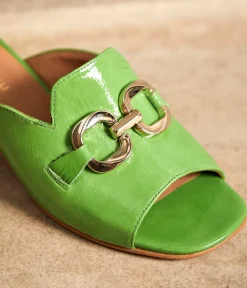 Femme Mellow Yellow Sandales-Mules cuir bijoux Gisèle