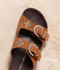 Femme Mellow Yellow Sandales-Mules cloutées Mambo