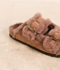 Femme Mellow Yellow Sandales, Mules-Mules fourrées Zven