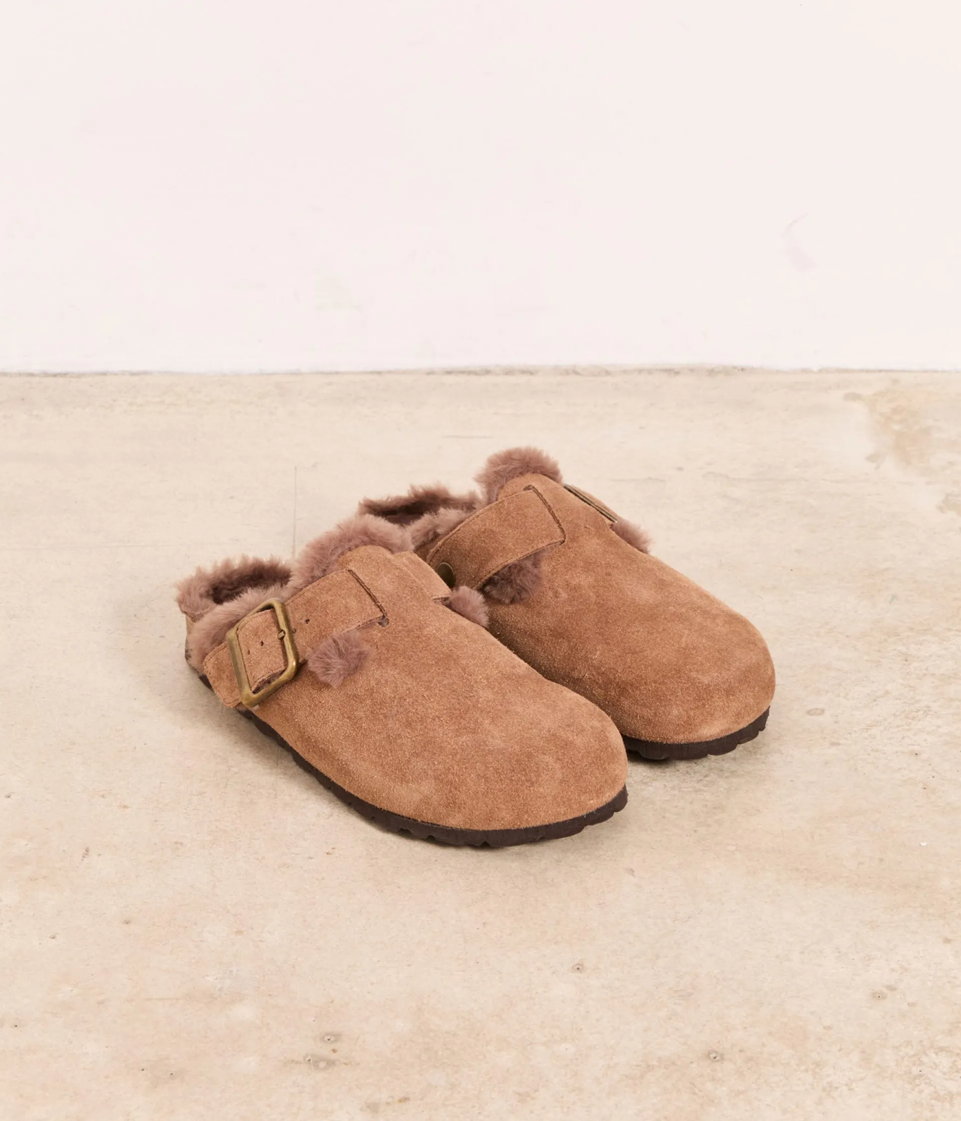 Femme Mellow Yellow Sandales, Mules-Sabots fourrés Olaf