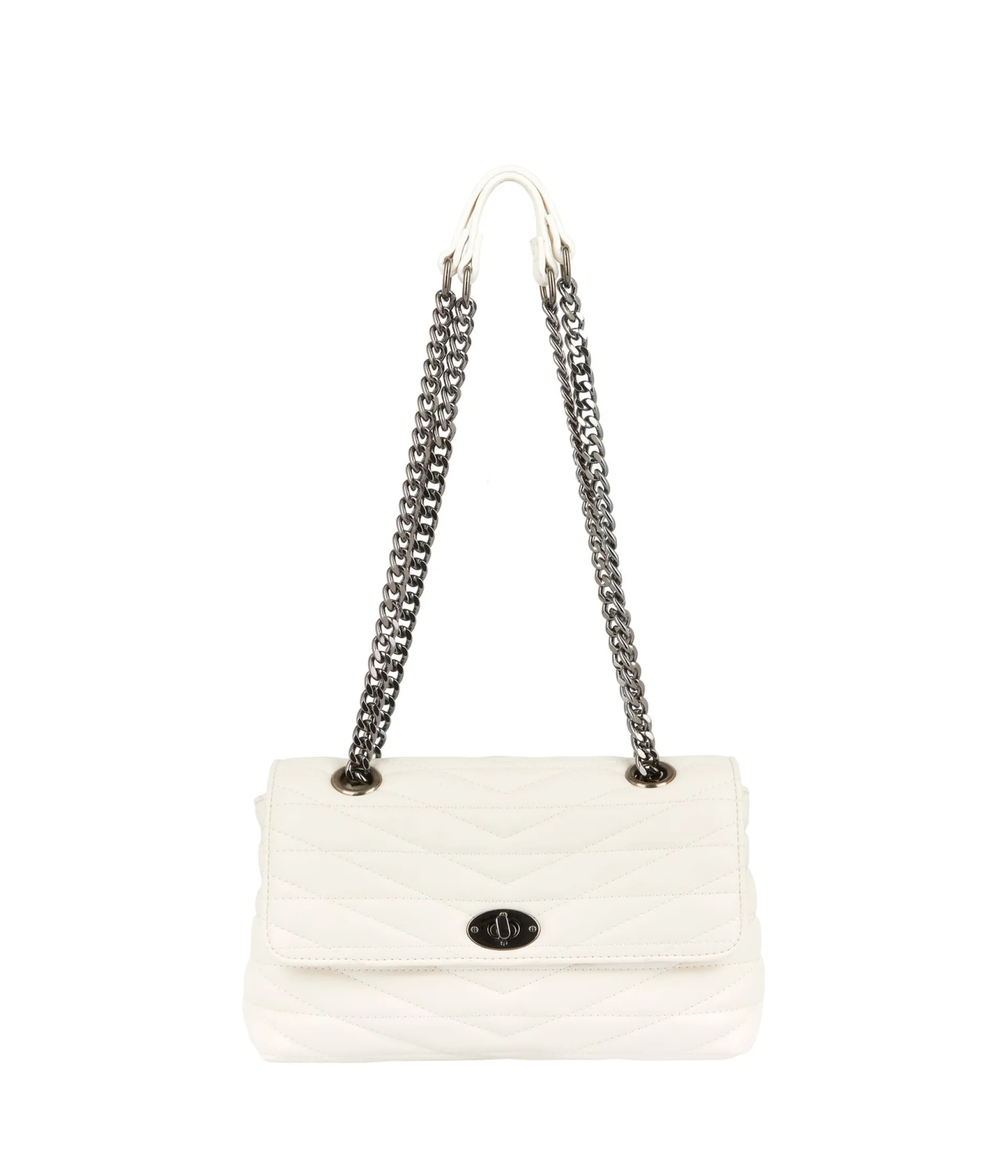 Mellow Yellow Sacs, Pochettes-Sac écru matelassé Amy