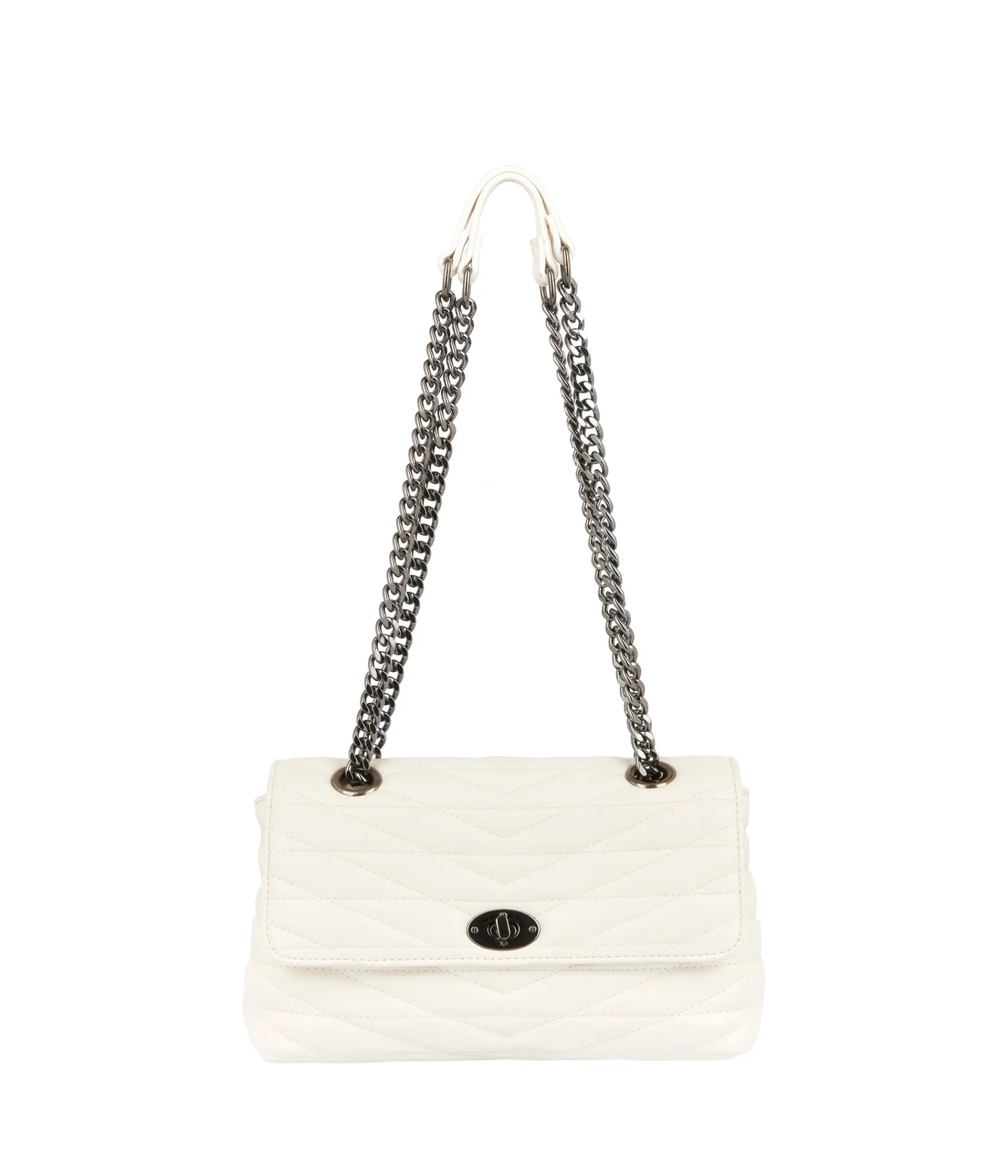 Mellow Yellow Sacs, Pochettes-Sac écru matelassé Amy