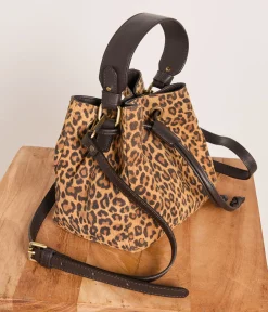 Mellow Yellow Sacs, Pochettes-Sac seau léopard Folk