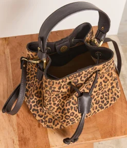 Mellow Yellow Sacs, Pochettes-Sac seau léopard Folk