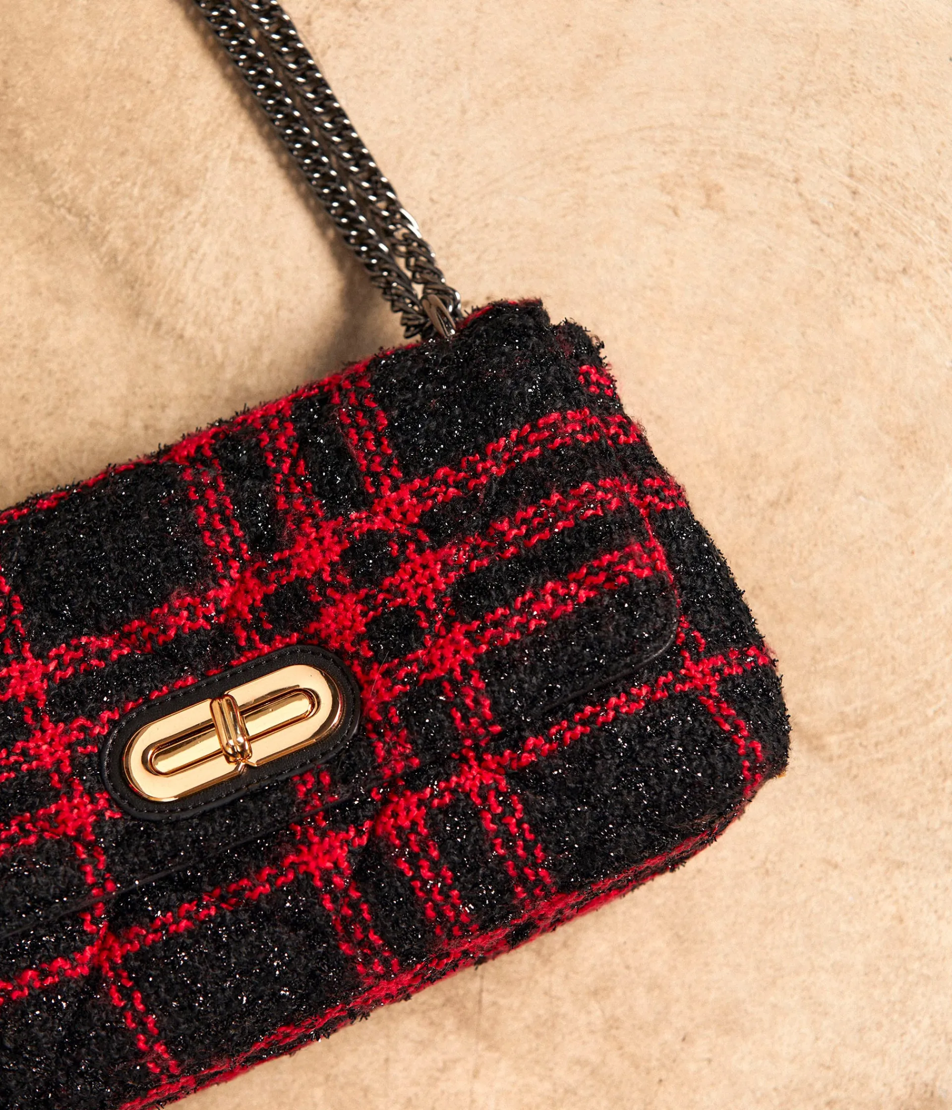 Mellow Yellow Sacs, Pochettes-Sac tweed bicolore Aume