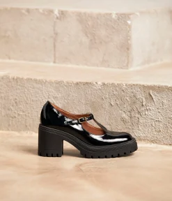 Femme Mellow Yellow Derbies, Mocassins-Salomés vernies Mutine