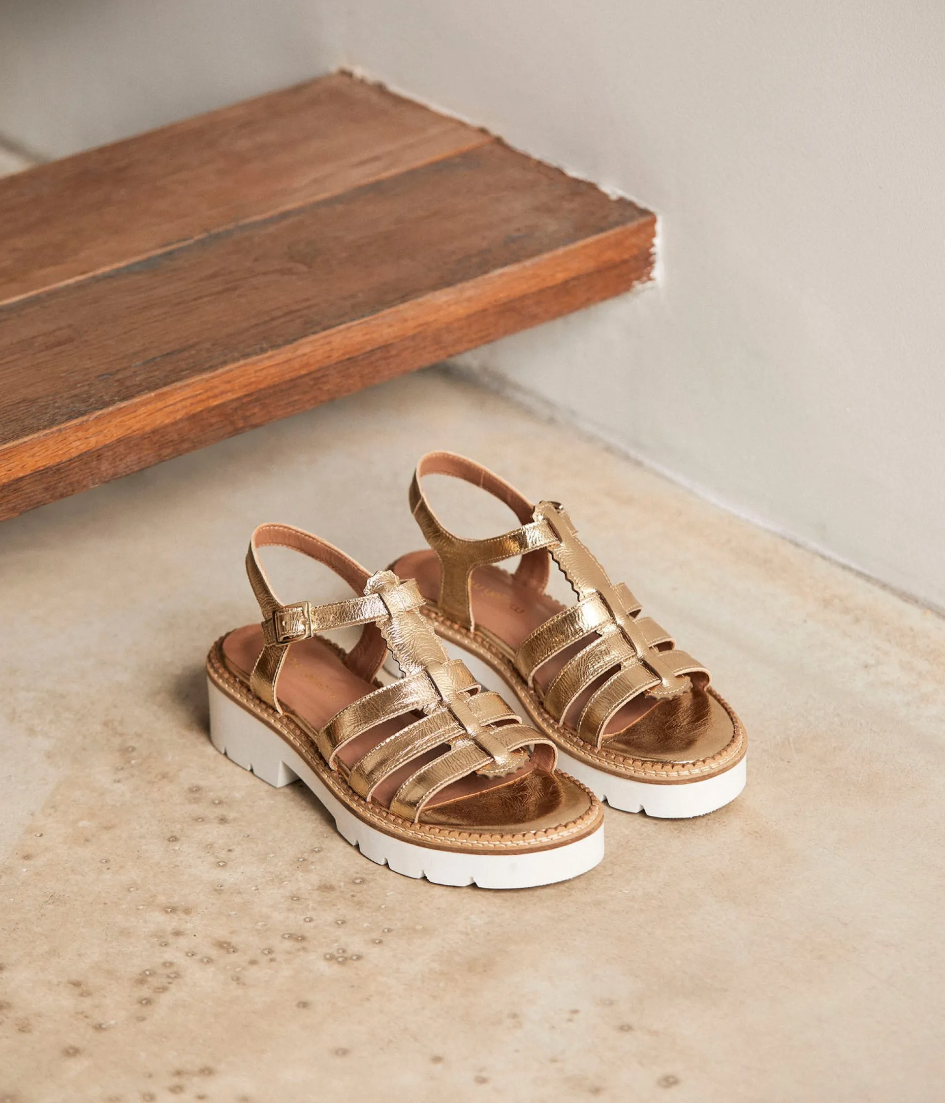 Femme Mellow Yellow Sandales-Sandale cuir dé Isidole