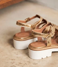 Femme Mellow Yellow Sandales-Sandale cuir dé Isidole