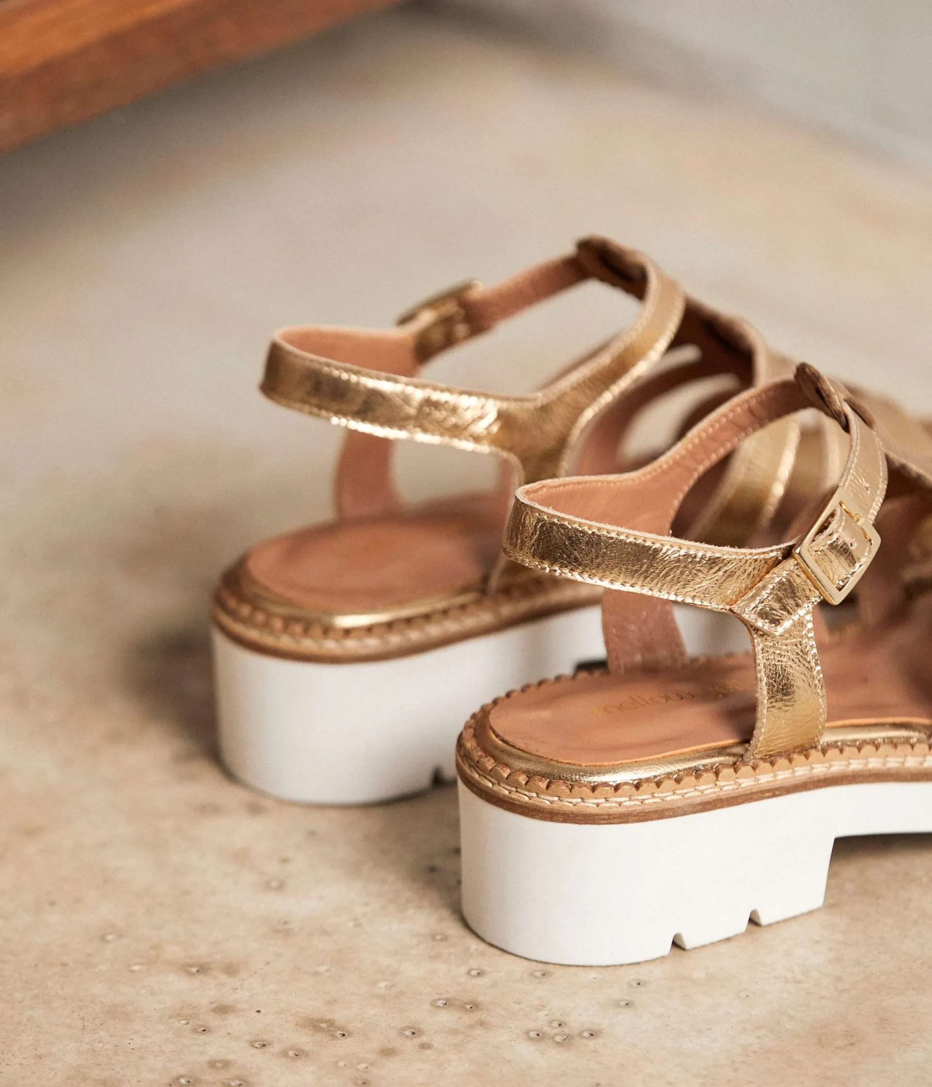 Femme Mellow Yellow Sandales-Sandale cuir dé Isidole