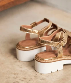 Femme Mellow Yellow Sandales-Sandale cuir dé Isidole