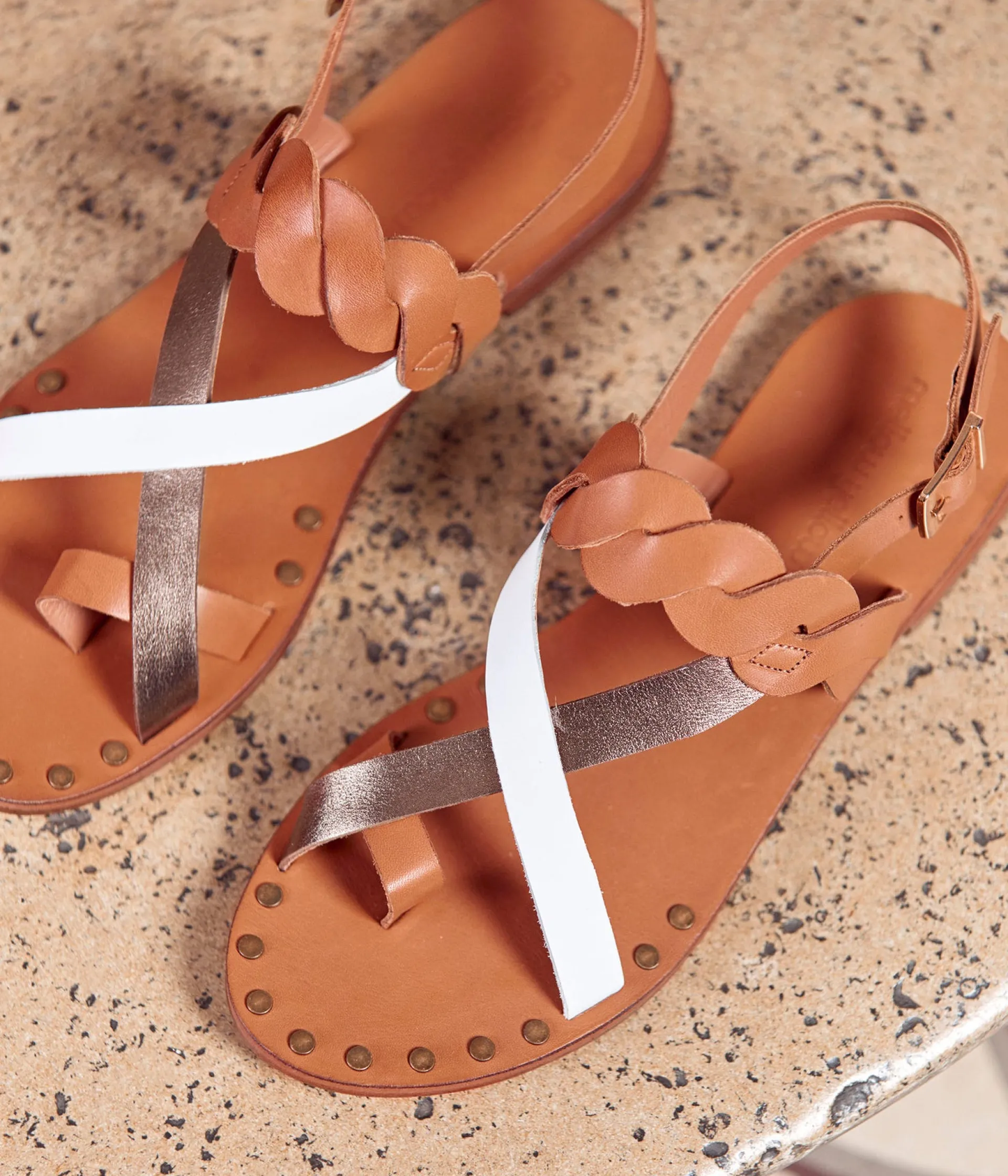 Femme Mellow Yellow Sandales-Sandales bicolores Eryn