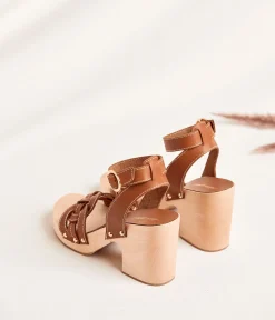 Femme Mellow Yellow Sandales-Sandales cognac Isabel