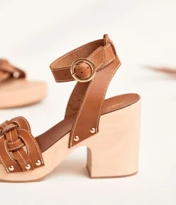 Femme Mellow Yellow Sandales-Sandales cognac Isabel