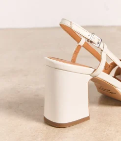 Femme Mellow Yellow Sandales-Sandales écrues cuir June