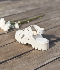 Femme Mellow Yellow Sandales-Sandales écrues Malo