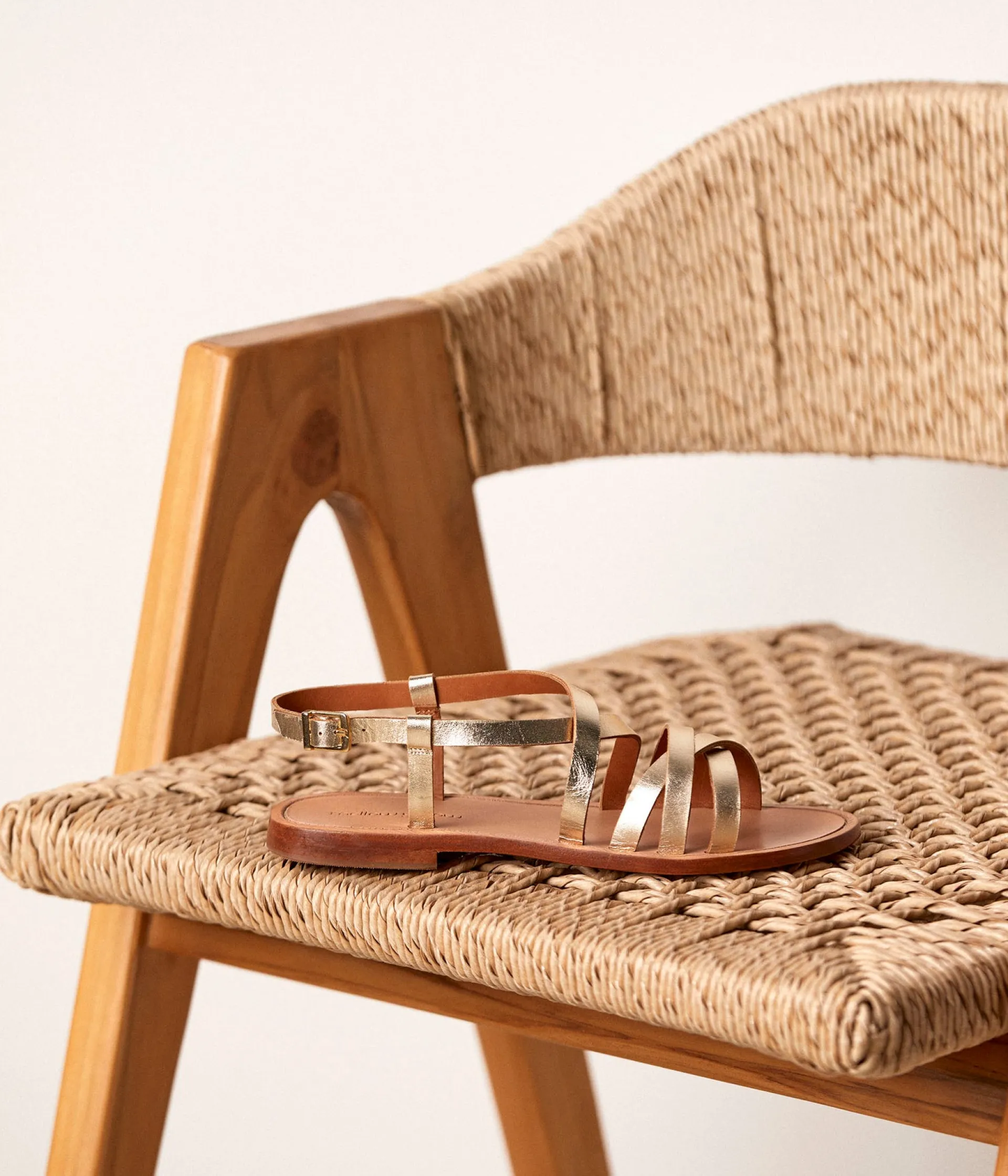 Femme Mellow Yellow Sandales-Sandales cuir dé India