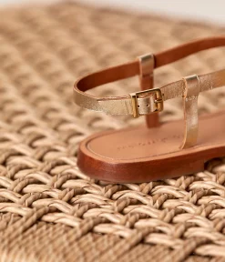 Femme Mellow Yellow Sandales-Sandales cuir dé India