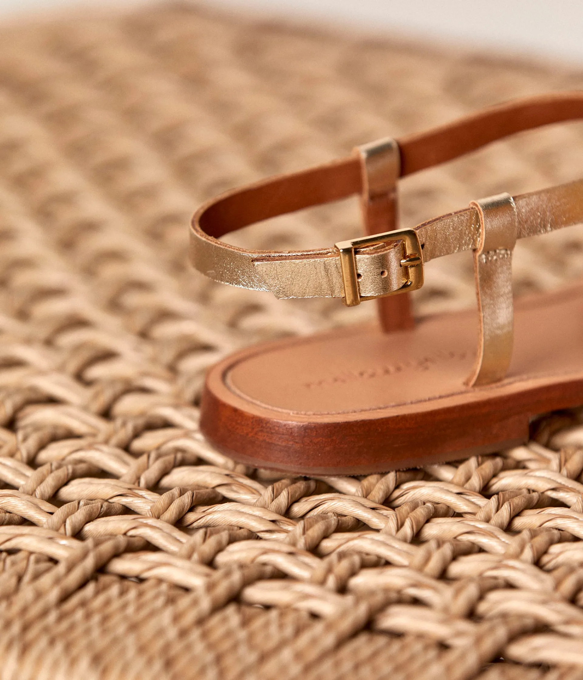 Femme Mellow Yellow Sandales-Sandales cuir dé India