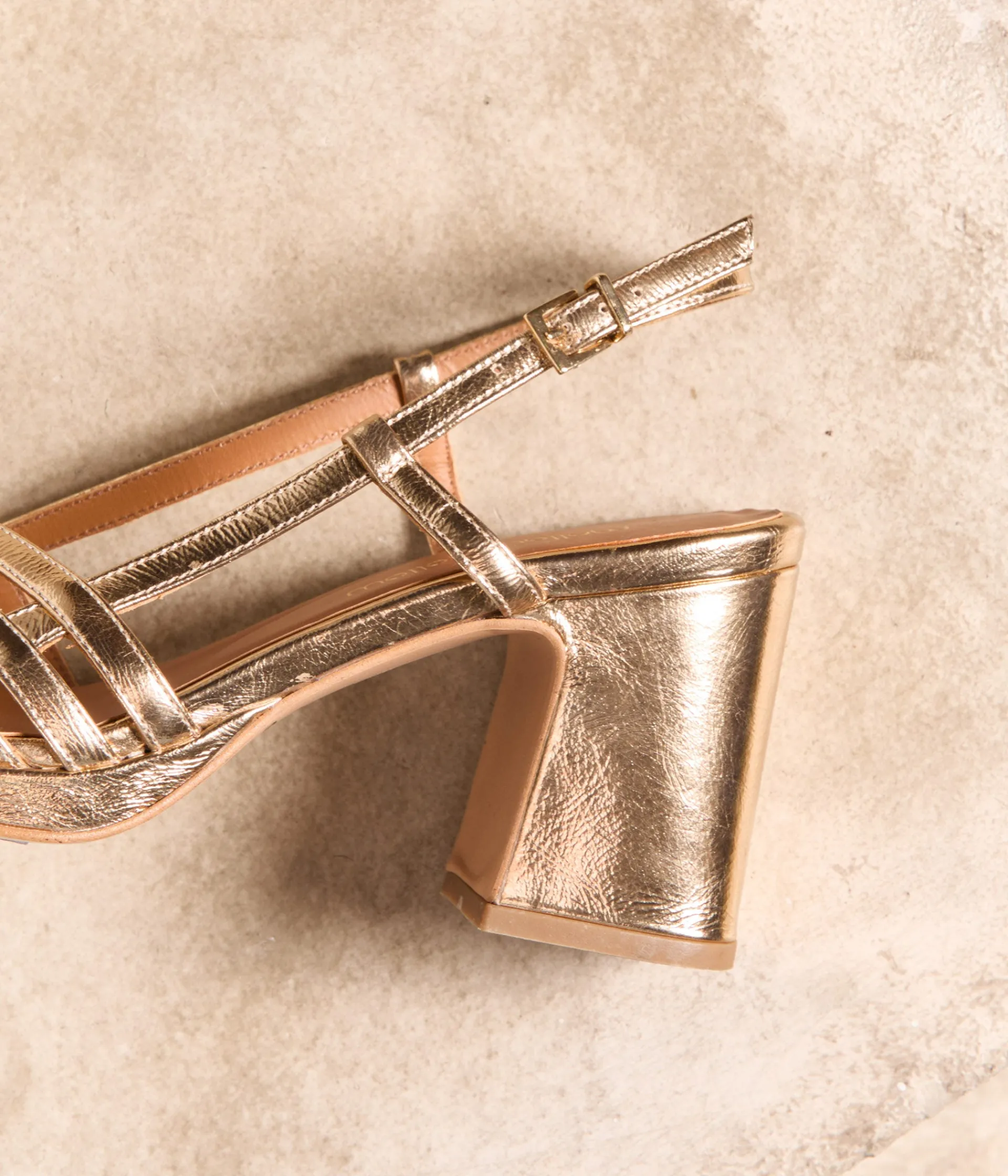 Femme Mellow Yellow Sandales-Sandales cuir dé June