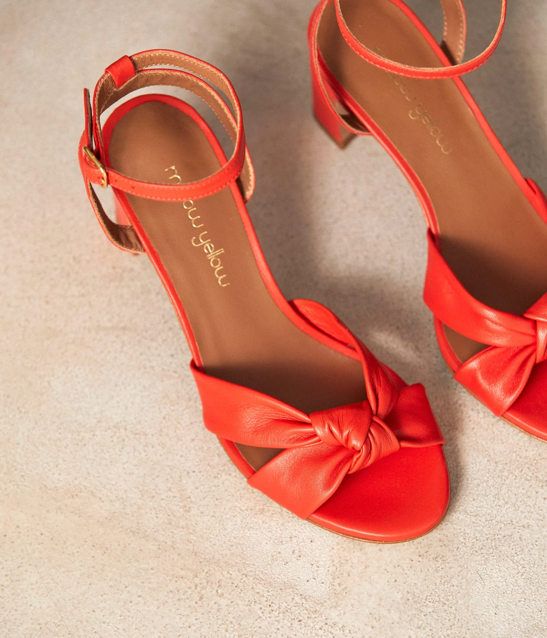 Femme Mellow Yellow Sandales-Sandales cuir Ivana