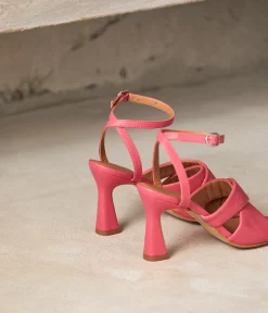 Femme Mellow Yellow Sandales-Sandales cuir rose Léana