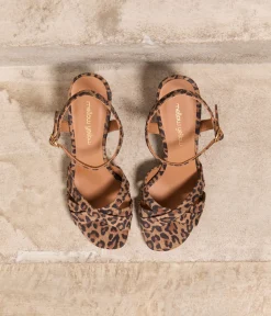 Femme Mellow Yellow Sandales-Sandales léopard Emanuela