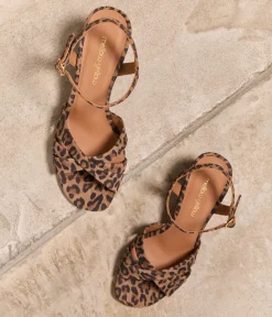 Femme Mellow Yellow Sandales-Sandales léopard Emanuela