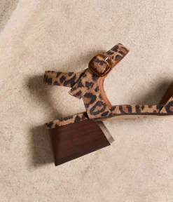 Femme Mellow Yellow Sandales, Mules-Sandales léopard Maggy