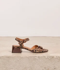 Femme Mellow Yellow Sandales, Mules-Sandales léopard Maggy