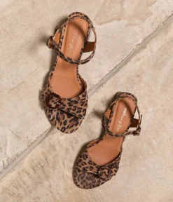 Femme Mellow Yellow Sandales, Mules-Sandales léopard Maggy