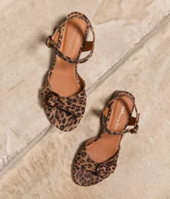 Femme Mellow Yellow Sandales, Mules-Sandales léopard Maggy