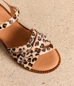 Femme Mellow Yellow Sandales, Mules-Sandales motif léopard Idylle