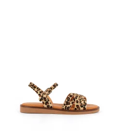 Femme Mellow Yellow Sandales, Mules-Sandales motif léopard Idylle