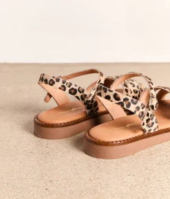 Femme Mellow Yellow Sandales, Mules-Sandales motif léopard Idylle