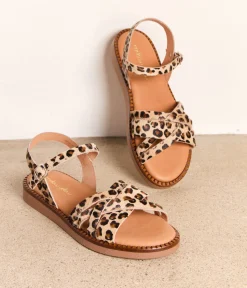 Femme Mellow Yellow Sandales, Mules-Sandales motif léopard Idylle