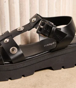 Femme Mellow Yellow Sandales, Mules-Sandales es cloutées Precy