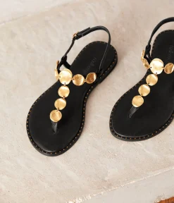 Femme Mellow Yellow Sandales-Sandales noires Nevena