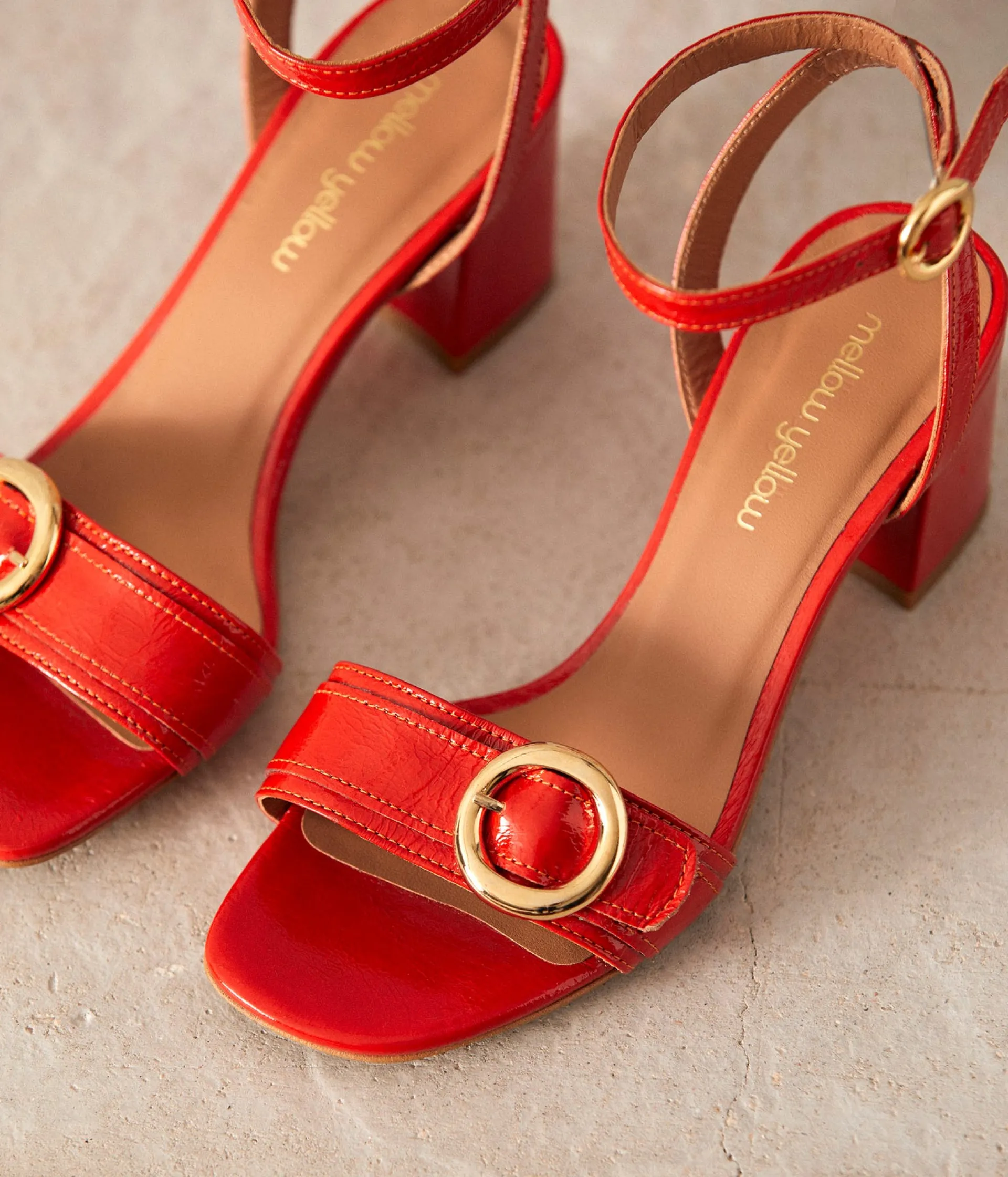 Femme Mellow Yellow Sandales-Sandales verni Lise