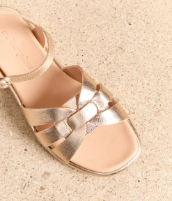 Femme Mellow Yellow Sandales-Sandales plates dées Velina