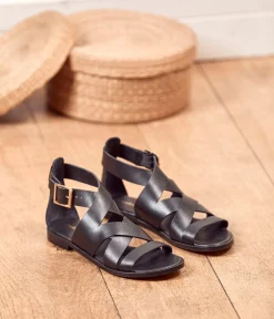 Femme Mellow Yellow Sandales-Sandales plates Olympe