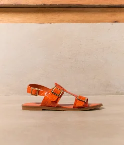 Femme Mellow Yellow Sandales-Sandales plates Nikki