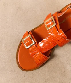 Femme Mellow Yellow Sandales-Sandales plates Nikki