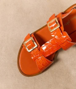 Femme Mellow Yellow Sandales-Sandales plates Nikki