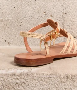 Femme Mellow Yellow Sandales, Mules-Sandales plates tressées Raffy