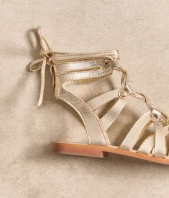 Femme Mellow Yellow Sandales-Sandales spartiates dées Golda