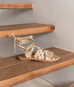 Femme Mellow Yellow Sandales-Sandales spartiates dées Golda