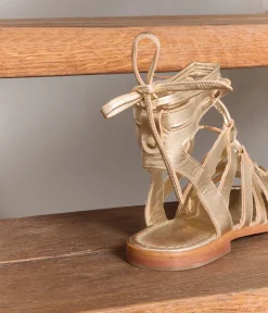 Femme Mellow Yellow Sandales-Sandales spartiates dées Golda