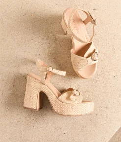 Femme Mellow Yellow Sandales-Sandales talon Anabella