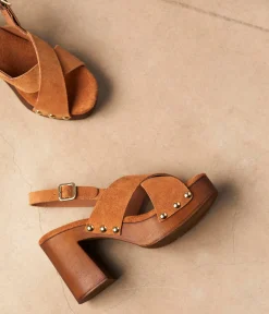 Femme Mellow Yellow Sandales-Sandales talon bois Sabine